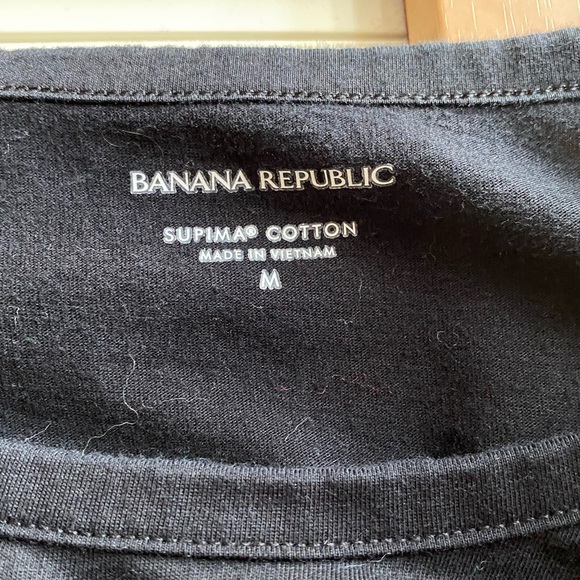 Banana Republic | SUPIMA® COTTON FLUTTER-SLEEVE TOP - Picture 5 of 5